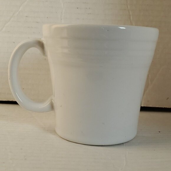 FIESTAWARE FIESTA CERAMIC WHITE TAPERED MUG CUP DANCING LADY 15 FL OZ - Picture 7 of 14